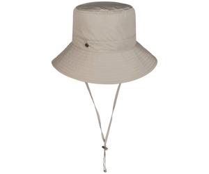 Uni Bucket Regenhut mit Kinnband by Loevenich beige One Size