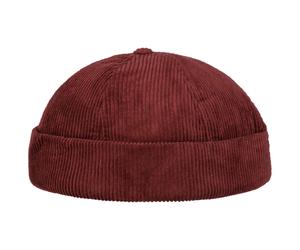 Uni Cord Dockermütze by Lipodo bordeaux One Size