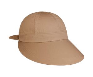 Uni Cotton Visor by Lipodo dunkelbeige One Size