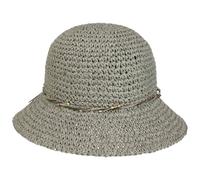 Uni Crochet Strohhut by Loevenich hellgrün One Size
