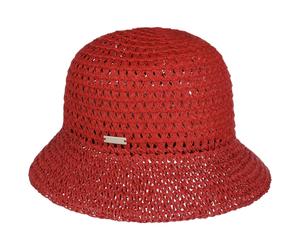Uni Crochet Strohhut by Seeberger rot One Size
