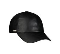 Uni Kunstledercap - schwarz / One Size