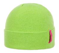 Chillouts Mütze Monty Hat Umschlagmütze Feinstrick Damen Grün One Size