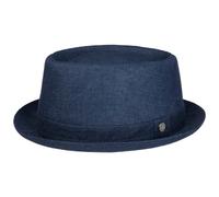 Uni Pork Pie Leinenhut by Lierys blau S (54-55 cm)