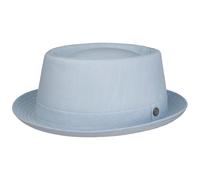 Uni Pork Pie Leinenhut by Lierys hellblau XL (60-61 cm)