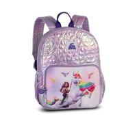 Unicorn Academy Kinderrucksack Mädchen, leichter 9L Rucksack mit RV-Hauptfach & Vortasche, 31x24x14 cm, rosa holografisch mit Einhorn-Motiv, ideal für Kindergarten, Freizeit & Ausflüge
