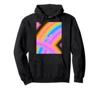 Unicorn Rainbow Aesthetic Nostalgic Aura 80s Inspired VTG Pullover Hoodie