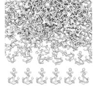 UNICRAFTALE 100 Stück Anker Anhänger Metallanhänger Ozean Motiv Perle Vintage Anker Seemann Nautische Halskette Charms Für Seeleute Marine DIY Ornamente Schmuckherstellung Zubehör