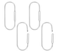 UNICRAFTALE 4 Stück 89mm Ovale Karabinerhaken Mit Schraubverschluss Edelstahl Schlüsselverschlüsse Metall Schlüsselanhänger Clip Haken Schnellverschluss Für Die Schmuckherstellung Handtasche DIY