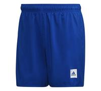 Unifarbene kurze Badeshorts adidas Blau M