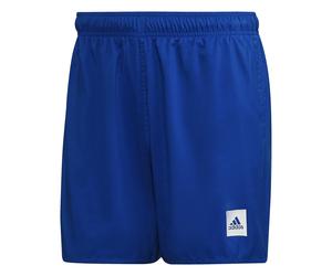 Unifarbene kurze Badeshorts adidas Blau S