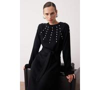 Unifarbene, lange, elegante A-Linien-Abendkleider für Damen M