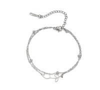 unift Armband Charm Tulpe für Frauen Edelstahl Dainty Elegante Tulpe Armbänder Blume Tulpe Schmuck Muttertagsgeschenke, Einheitsgröße, Edelstahl, Kein Edelstein