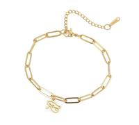 unift Auge des Horus Armbänder Fußkettchen aus Edelstahl Chic Einfach Antik Symbol Auge des Horus Armband Clip Fußkettchen Amulett Schutz Schmuck, Taglia Unica, Edelstahl, Ohne Stein