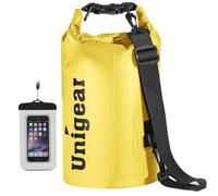 Unigear Dry Bag, 2L/5L/10L/20L/30L/40L/55L, wasserdichter Beutel wasserdichte Taschen Seesack Packsack mit Handytasche und Gurte für Boot und Kajak, Angeln, Rafting, Schwimmen, Camping und Snowboarden
