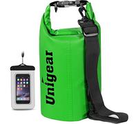 Unigear Dry Bag, 2L/5L/10L/20L/30L/40L/55L, wasserdichter Beutel wasserdichte Taschen Seesack Packsack mit Handytasche und Gurte für Boot und Kajak, Angeln, Rafting, Schwimmen, Camping und Snowboarden