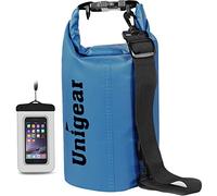 Unigear Dry Bag, 2L/5L/10L/20L/30L/40L/55L, wasserdichter Beutel wasserdichte Taschen Seesack Packsack mit Handytasche und Gurte für Boot und Kajak, Angeln, Rafting, Schwimmen, Camping und Snowboarden