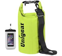 Unigear Dry Bag, 2L/5L/10L/20L/30L/40L/55L, wasserdichter Beutel wasserdichte Taschen Seesack Packsack mit Handytasche und Gurte für Boot und Kajak, Angeln, Rafting, Schwimmen, Camping und Snowboarden