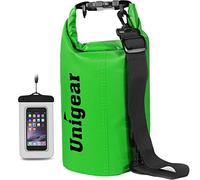 Unigear Dry Bag, Wasserdicht Taschen mit Handytasche und Gurte für Boot und Kajak, Angeln, Rafting, Schwimmen, Camping und Snowboarden, MEHRWEG