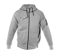 Unihoc Atlanta grey melange Hood Zip XXXL, grau