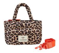 Unio Hamburg x Les Visionnaires Handtasche Umhängetasche Leo Unio Cortina Leo Print hellbraun