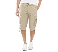 UNIONBAY Cordova Herren-Cargo-Shorts mit Gürtel, Größe L, Größen - Beige - 52