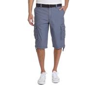 UNIONBAY Cordova Herren-Cargo-Shorts mit Gürtel, Größe L, Größen - Blau - 46