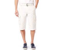UNIONBAY Cordova Herren-Cargo-Shorts mit Gürtel, Größe L, Größen - Weiß - 50