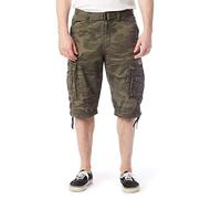 UNIONBAY Herren Cordova Cargo-Shorts mit Gürtel - Normale Größen Cargohose, Surplus Camo, 50