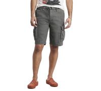 UNIONBAY Herren Survivor Cargohose mit Gürtel, Kurze Passform, große Größen, 56