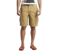 UNIONBAY Herren Survivor Cargohose mit Gürtel, Kurze Passform, große Größen, Roggen, 54 DE