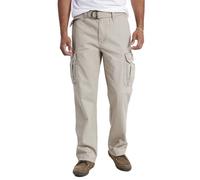 Unionbay Herren Survivor Iv Relaxed Fit Cargo Pant-Reg Big and Tall Sizes Lässige Hose, beige, 40 W/32 L