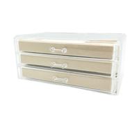 UNIQ Acryl-Organizer mit 3 Schubladen Transparent