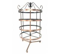 UNIQ Drehbarer Schmuckständer für Ohrringe Bronze Damen