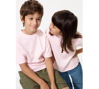 Uniqlo - Airism Baumwolle T-shirt (rundhals) - Rosa - 9 - 10 Jahre (140 cm)