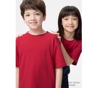 Uniqlo - Airism Baumwolle T-shirt (rundhals) - Rot - 9 - 10 Jahre (140 cm)