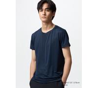 Uniqlo - Airism T-shirt (rundhals) - Dunkelblau - XS