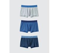 Uniqlo - Airism Unterhose (3er-set, Gestreift) - Blau - 9 - 10 Jahre (140 cm)