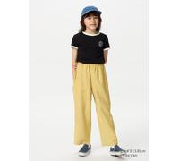 Uniqlo - Easy Hose (leinenmix, Wide Fit) - Gelb - 9 - 10 Jahre (140 cm)