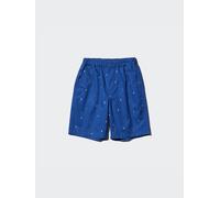Uniqlo - Easy Shorts (gemustert) - Blau - 9 - 10 Jahre (140 cm)