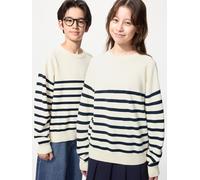 Uniqlo - Milano Strickpullover (maschinenwaschbar, Gerippt) - Off White - 9 - 10 Jahre (140 cm)