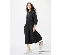 Uniqlo - Nylon Kleid (3/4-arm) - Schwarz - XS