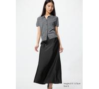 Uniqlo - Satinrock - Schwarz - XL