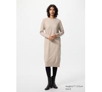 Uniqlo - Soufflé Yarn Strickkleid - Beige - L