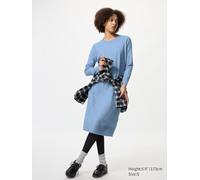 Uniqlo - Soufflé Yarn Strickkleid - Blau - XS