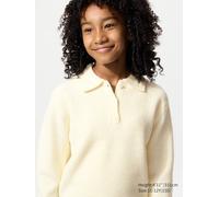 Uniqlo - Soufflé Yarn Strickpullover (polokragen) - Cremefarben - 9 - 10 Jahre (140 cm)