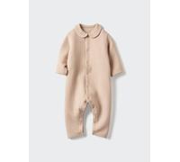 Uniqlo - Strampler (gesteppt, Langarm) - Beige - 0 - 3 Monate (50 cm)