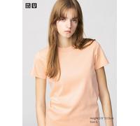 Uniqlo - T-shirt (rundhals) - Hellorange - S