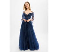 Unique Abendkleid Damen marine, 38