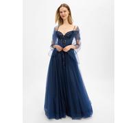 Unique Abendkleid Damen marine, 40